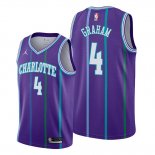 Camiseta Charlotte Hornets Devonte' Graham NO 4 Classic 2019-20 Violeta