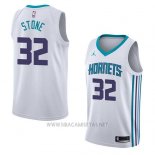 Camiseta Charlotte Hornets Julyan Stone NO 32 Association 2018 Blanco