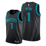 Camiseta Charlotte Hornets Malik Monk NO 1 Ciudad Edition Negro