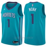 Camiseta Charlotte Hornets Malik Monk NO 1 Icon 2017-18 Verde
