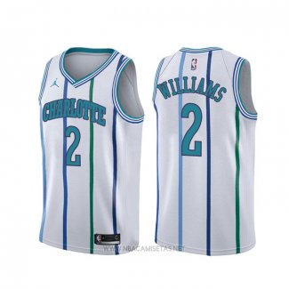 Camiseta Charlotte Hornets Marvin Williams NO 2 Classic Blanco