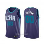 Camiseta Charlotte Hornets Personalizada Statement Edition Violeta