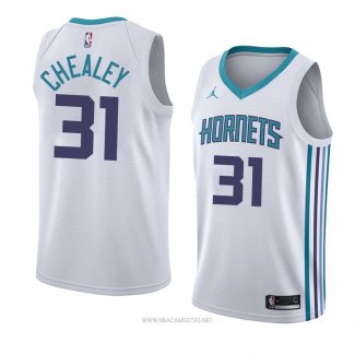 Camiseta Charlotte Hornets Swingmanjoe Chealey NO 31 Association 2018 Blanco