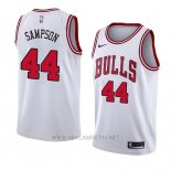 Camiseta Chicago Bulls Brandon Sampson NO 44 Association 2018 Blanco