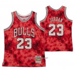 Camiseta Chicago Bulls Michael Jordan NO 23 Galaxy Rojo