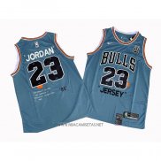 Camiseta Chicago Bulls Michael Jordan NO 23 Retro Azul