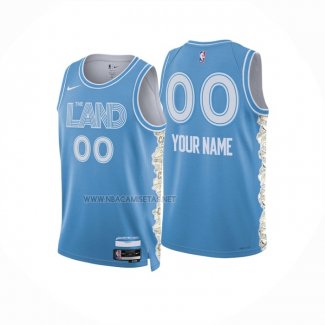 Camiseta Cleveland Cavaliers Personalizada Ciudad 2024-25 Azul