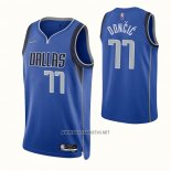 Camiseta Dallas Mavericks Luka Doncic NO 77 Icon 2021 Azul