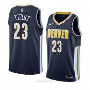 Camiseta Denver Nuggets Emanuel Terry NO 23 Icon 2018 Azul