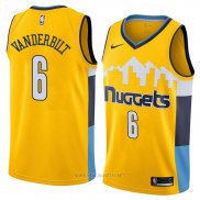 Camiseta Denver Nuggets Jarrojo Vanderbilt NO 6 Statement 2018 Amarillo
