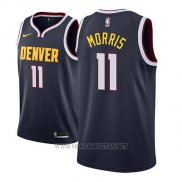 Camiseta Denver Nuggets Monte Morris NO 11 Icon 2018-19 Azul