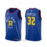 Camiseta Denver Nuggets Noah Vonleh NO 32 Statement Azul