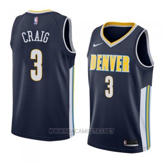 Camiseta Denver Nuggets Torrey Craig NO 3 Icon 2018 Azul