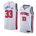 Camiseta Detroit Pistons James Ennis III NO 33 Association 2018 Blanco