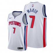 Camiseta Detroit Pistons Thon Maker NO 7 Association Blanco