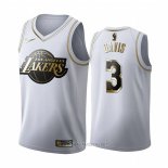 Camiseta Golden Edition Los Angeles Lakers Anthony Davis NO 3 Blanco
