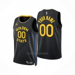 Camiseta Golden State Warriors Personalizada Statement 2024-25 Negro