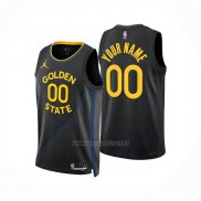 Camiseta Golden State Warriors Personalizada Statement 2024-25 Negro