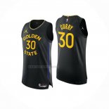 Camiseta Golden State Warriors Stephen Curry NO 30 Statement 2024-25 Negro