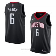 Camiseta Houston Rockets Bobby Marron NO 6 Statement 2018 Negro
