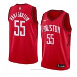 Camiseta Houston Rockets Isaiah Hartenstein NO 55 Earned 2018-19 Rojo