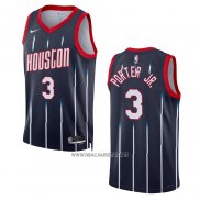 Camiseta Houston Rockets Kevin Porter JR. NO 3 Ciudad 2022-23 Negro