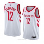 Camiseta Houston Rockets Vincent Edwards NO 12 Association 2018 Blanco