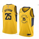 Camiseta Indiana Pacers Al Jefferson NO 25 Statement 2018 Amarillo