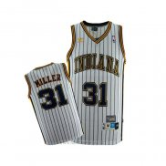 Camiseta Indiana Pacers Reggie Miller NO 31 Retro Blanco