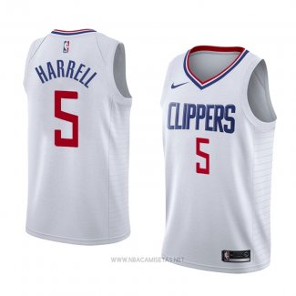 Camiseta Los Angeles Clippers Montrezl Harrell NO 5 Association 2018 Blanco