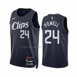 Camiseta Los Angeles Clippers Norman Powell NO 24 Ciudad 2023-24 Azul