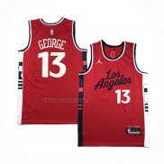 Camiseta Los Angeles Clippers Paul George NO 13 Statement 2024-25 Rojo