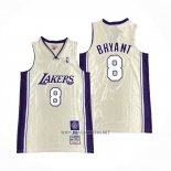 Camiseta Los Angeles Lakers Kobe Bryant NO 8 Hardwood Classics Hall Of Fame 2020 Oro