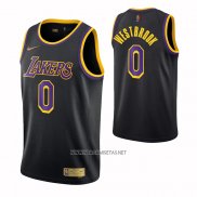 Camiseta Los Angeles Lakers Russell Westbrook NO 0 Statement 2021-22 Negro