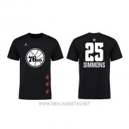 Camiseta Manga Corta Ben Simmons All Star 2019 Philadelphia 76ers Negro