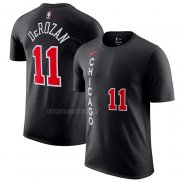 Camiseta Manga Corta Chicago Bulls Demar Derozan Ciudad 2023-24 Negro