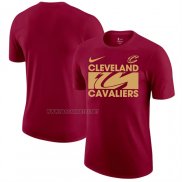 Camiseta Manga Corta Cleveland Cavaliers Rojo