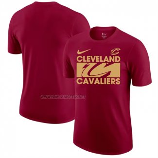 Camiseta Manga Corta Cleveland Cavaliers Rojo