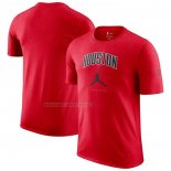 Camiseta Manga Corta Houston Rockets Essential Ciudad Rojo