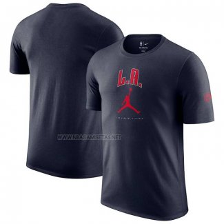 Camiseta Manga Corta Los Angeles Clippers Essential Ciudad Negro