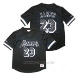 Camiseta Manga Corta Los Angeles Lakers Lebron James NO 23 Negro