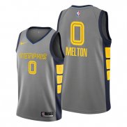 Camiseta Memphis Grizzlies De'anthony Melton NO 0 Ciudad Gris