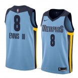 Camiseta Memphis Grizzlies James Ennis III NO 8 Statement 2018 Azul