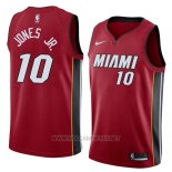 Camiseta Miami Heat Derrick Jones Jr. NO 10 Statement 2018 Rojo