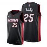 Camiseta Miami Heat Kendrick Nunn NO 25 Icon Negro