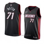 Camiseta Miami Heat Yante Maten NO 71 Icon 2018 Negro