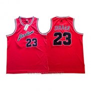 Camiseta Michael Jordan NO 23 Rojo Negro