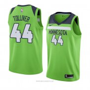 Camiseta Minnesota Timberwolves Anthony Tolliver NO 44 Statement 2017-18 Verde