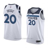 Camiseta Minnesota Timberwolves Josh Okogie NO 20 Association 2018 Blanco