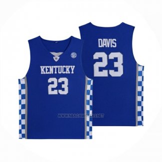 Camiseta NCAA Kentucky Wildcat Anthony Davis 2025 Azul